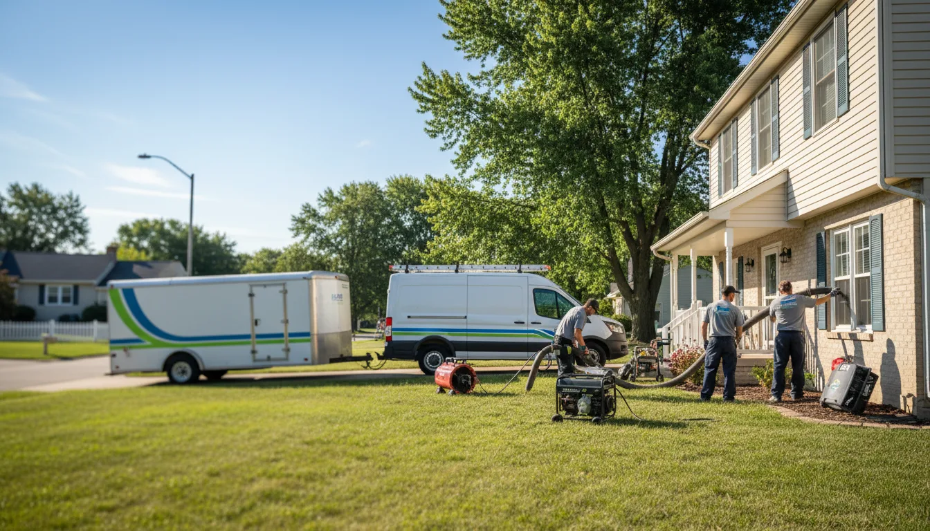Flooded Basement Restoration And Cleanup With Repair in Casey, IL near me